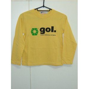 画像: gol．　TODDLER長袖Tシャツ　イエロー