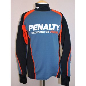 画像: PENALTY　セミコンプレッションプルオーバー　チャコール×ブラック