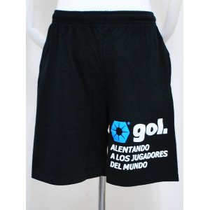 画像: gol.　天竺ベーシックハーフパンツ　ブラック