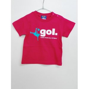 画像: gol.　キッズオーバーヘッドTシャツ　H.ピンク