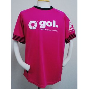 画像: gol.　プラクティスシャツハーフスリーブ　ピンク