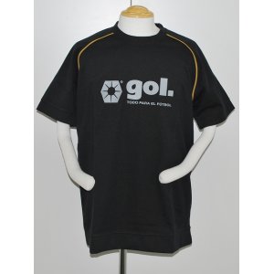 画像: gol．　Wフェイス半袖Tシャツ　ブラック