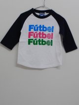 画像: gol．　TODDLER3/4スリーブラグランTシャツ　ネイビー