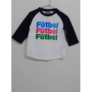 画像: gol．　TODDLER3/4スリーブラグランTシャツ　ネイビー