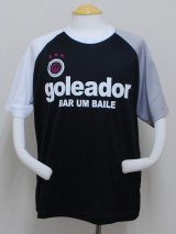 画像: goleador　クレイジーパターンプラシャツ　ブラック×ホワイト