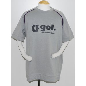 画像: gol．　Wフェイス半袖Tシャツ　グレー