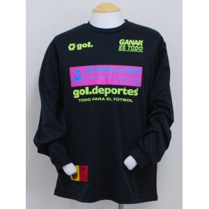 画像: gol.　ロングスリーブプラクティスTシャツ　ブラック